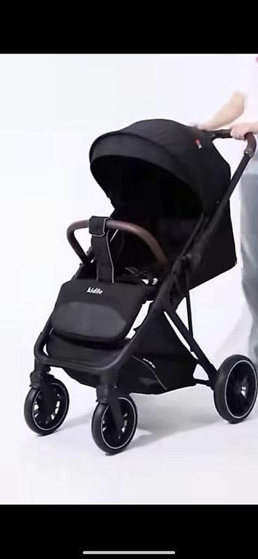 Коляски: Коляска, Другой бренд, цвет - Черный, Б/у — 2