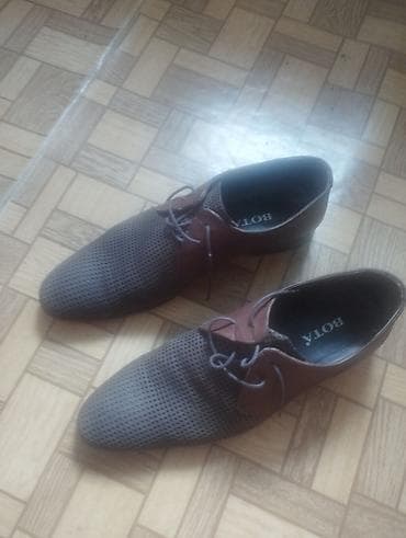 обувь полуклассика: Мужские дерби Bota. - Материал верха: перфорированная кожа/эко-кожа — 1