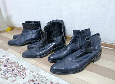 boots: Мужские ботинки/полусапоги, набор из 3 пар 3000 тыс за шт — 1