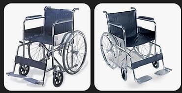 рейлы для одежды: Инвалидная коляска складная, стальная (модель FS809) - Надежная — 3