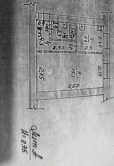 ищу квртиру: 1 комната, 27 м², 1 этаж, Косметический ремонт — 1