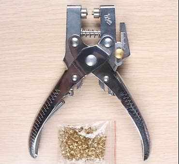 pull and beer: Инструмент для установки люверсов (плоские люверсы) с пробойником — 3