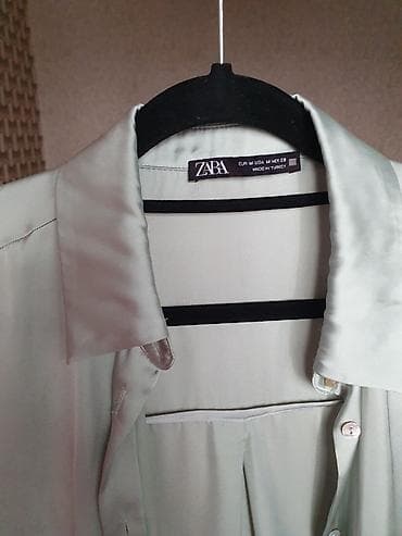 Блузки: Блузка ZARA оригинал, размер M материал сатин. Состояние отличное пару — 6