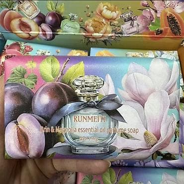 крем роза: Мыло с духами и эфирными маслами, 255 г. Стойкий аромат на 3-4 дня — 4