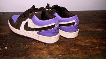 Мужская обувь: Мужские кроссовки, 41, Nike, Б/у, цвет - Фиолетовый, Платная доставка — 1