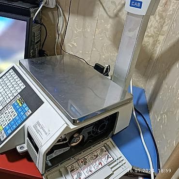 Весы с печатью этикеток, 3 штуки (б/у) (Digi 15 000 тысяч) — 4