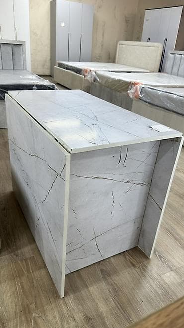 Трансформер үстөлү Ашкана үчүн, Жайылуучу стол, Узундугу, см: 2 см, түсү - Боз
