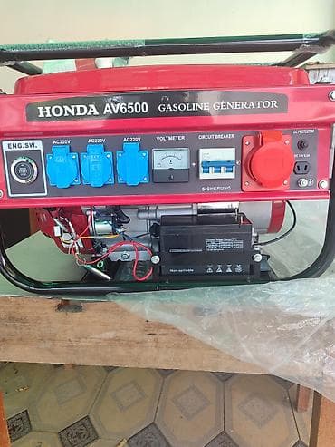 Бензиновый генератор HONDA AV6500 - Тип: gasoline generator - Панель