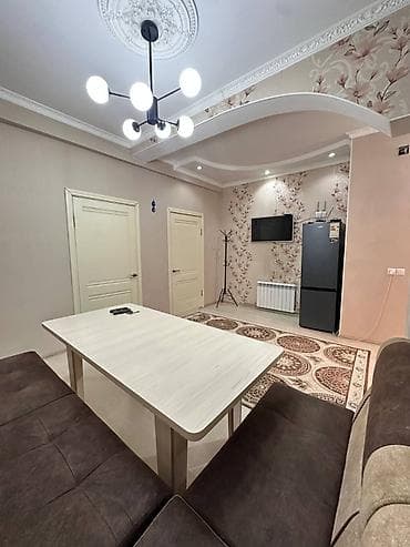 Батирлер: 2 бөлмө, 69 м², Бишкек Парк СБ Элитка, 3 кабат, Евро оңдоо — 10