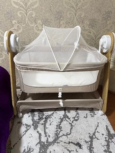 Люлька, Новый, Колыбель, Дерево, цвет - Бежевый