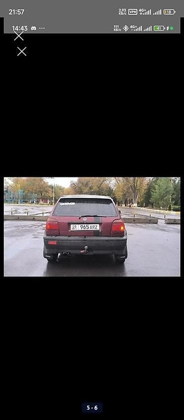Volkswagen: Volkswagen Golf: 1993 г., 1.8 л, Ручные, Бензин, Хэтчбэк — 4