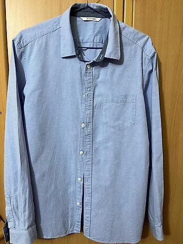 Рубашки: Мужская рубашка H&M Slim Fit - Модель: Slim Fit - Серия: Easy — 6