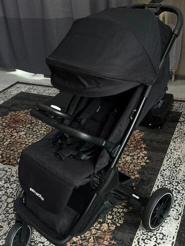 дождевик для коляски: Коляска, цвет - Черный, Б/у — 1