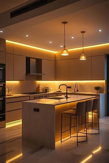neon: Светодиодная подсветка для кухни и интерьера и комнат - Тип — 3
