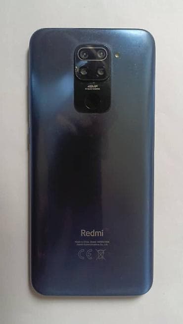 full construction: Redmi, Redmi Note 9, Б/у, 128 ГБ, цвет - Серый, 2 SIM — 1
