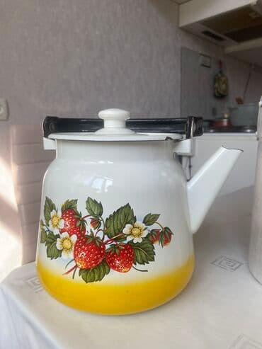 стеклянные заварочные чайники: Ведра 3 лит 400 сом, чайник 3 лит 600 сом — 4