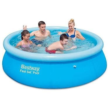 Надувной бассейн 244х76 Bestway Fast Set Pool. - Тип: круглый