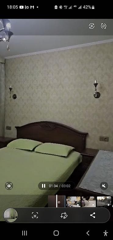 flat in osh: 2 комнаты, Собственник, Без подселения, С мебелью частично — 4