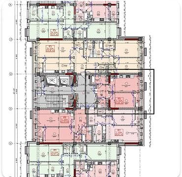 art square: 1 комната, 51 м², Элитка, 7 этаж, Готовая ПСО (под самоотделку) — 3