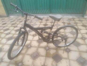 трехколесный велосипед с резиновыми колесами: Горный велосипед, Сталь — 2