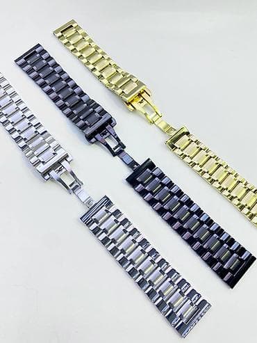 Кол сааттар: Браслеты для часов . Цвета : черный, под серебро, под золото. Размеры — 2