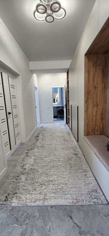 срочно продаётся 1 комнатная квартира в районе ошского рынка по улице кенсуйская: 2 комнаты, 64 м², Элитка, 11 этаж, Евроремонт — 6