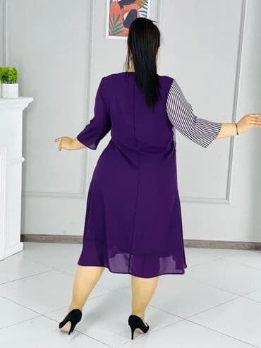 детские платья из шифона: Платья. шифон с цветком. размеры большие: 54/56. Есть платная — 2