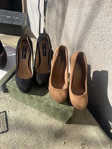 Прокат одежды: Женские туфли-лодочки на высоком каблуке (стилет) и платформе. Любые — 4