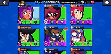micro sd card: Игровой аккаунт Brawl Stars Основные параметры: - Трофеи: 24 964 — 9