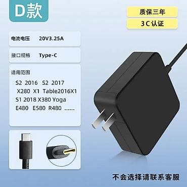 Зарядное устройство для ноутбуков Lenovo (версия D) 65W Основные