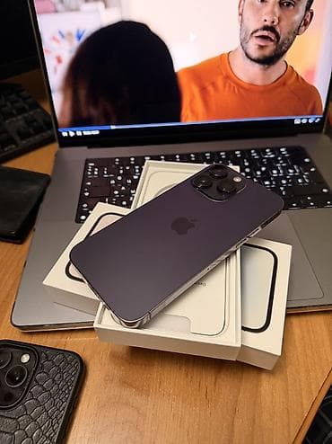 телефон самсунг а20: IPhone 14 Pro Max, 256 ГБ, Deep Purple, Коробка, 85 % — 3