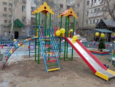 домик для: Детские горки. Для малышей и детей постарше. Для детских садов и — 22