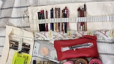 Сулуулук жана ден соолук: Большой профессиональный набор декоративной косметики и инструментов — 5