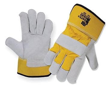 Перчатки рабочие спилковые сварщика. Перчатки рабочие выполнены из