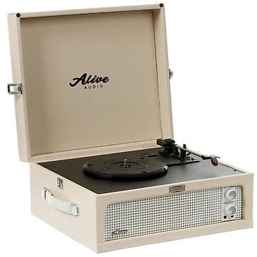 Alive Audio Travels White Портативный виниловый проигрыватель в