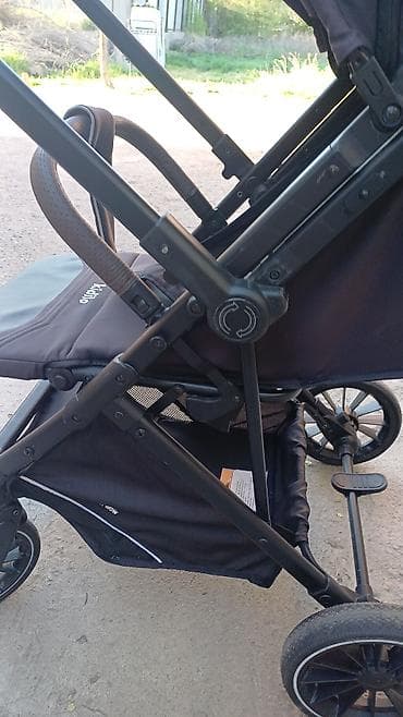 Коляска, Другой бренд, цвет - Черный, Б/у, Самовывоз