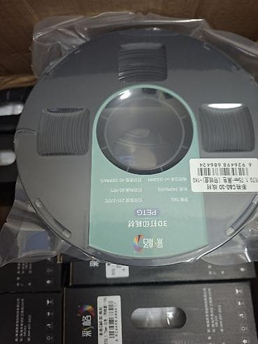 пластик для 3д принтера: Высоко качественный филомент для 3D‑печати PETG. В наличии в чёрном и — 3
