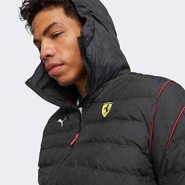 Мужская куртка, M, Puma, Б/у, цвет - Черный