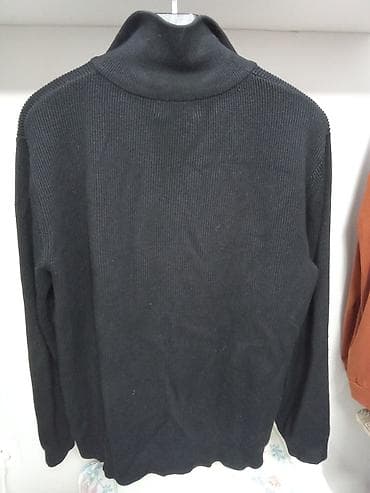Рубашки: Мужской свитер, 4XL, Massimo Dutti, Б/у, цвет - Черный, Самовывоз — 3