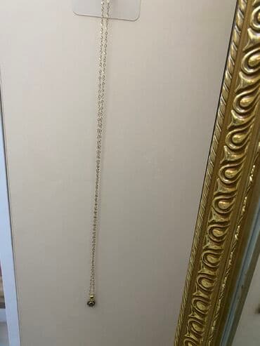 самые шикарные свадебные платья: Позолоченая цепочка длина 70 см немецкого качества серебро 925 пробы — 1