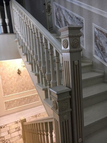 Дизайн, проектирование: Лестница на заказ,материал карагач, дуб фанера шпонированные и — 14