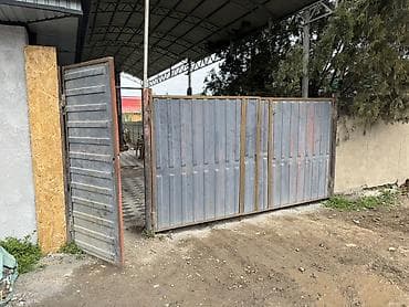 ворота выдвижные: Металлические распашные ворота с калиткой

Металдан дарбаза — 1