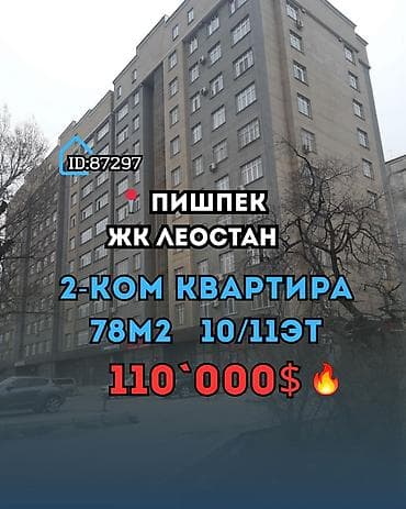 2 комнаты, 77 м², Элитка, 10 этаж, Евроремонт — 1