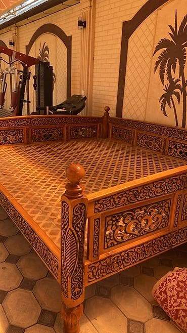 табуретки деревянные: Тапчан 270 x 230 x 100 м, Дерево — 3