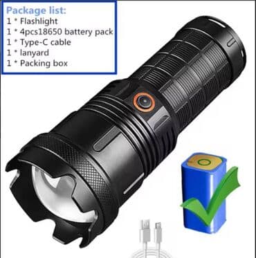 куплю цепь: Фонарик самый мощний HT-889K Фонарик HT-889K — это мощный — 1