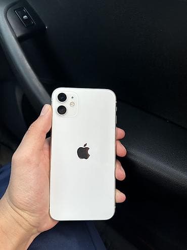 IPhone 11, Б/у, 64 ГБ, Белый, 76 %