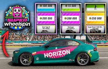red dead redemption: Услуга для Forza Horizon: Super Wheelspin (Супер-колесо удачи) - — 1