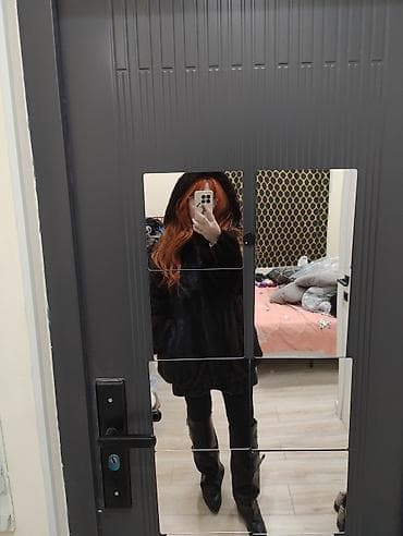 Эркектер кийими: Шуба, Норка, Кыска модель, Туркия, Капюшону бар, M — 6