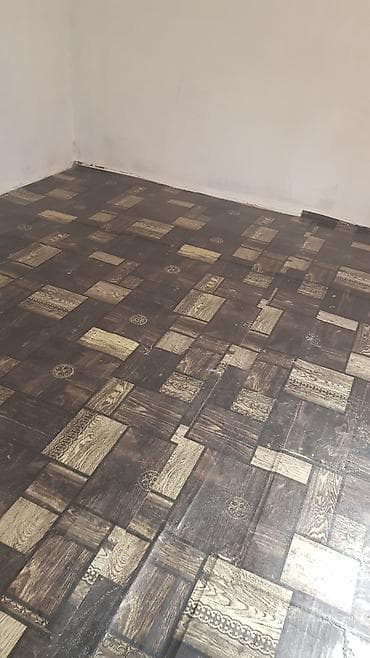 Линолеум с узором «паркет». - Цветовая гамма: темные и