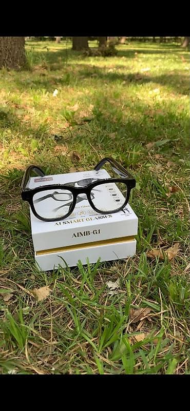 очки с камирой: AI SMART GLASSES AIMB-G1 — умные очки с камерой и голосовым ИИ — 3